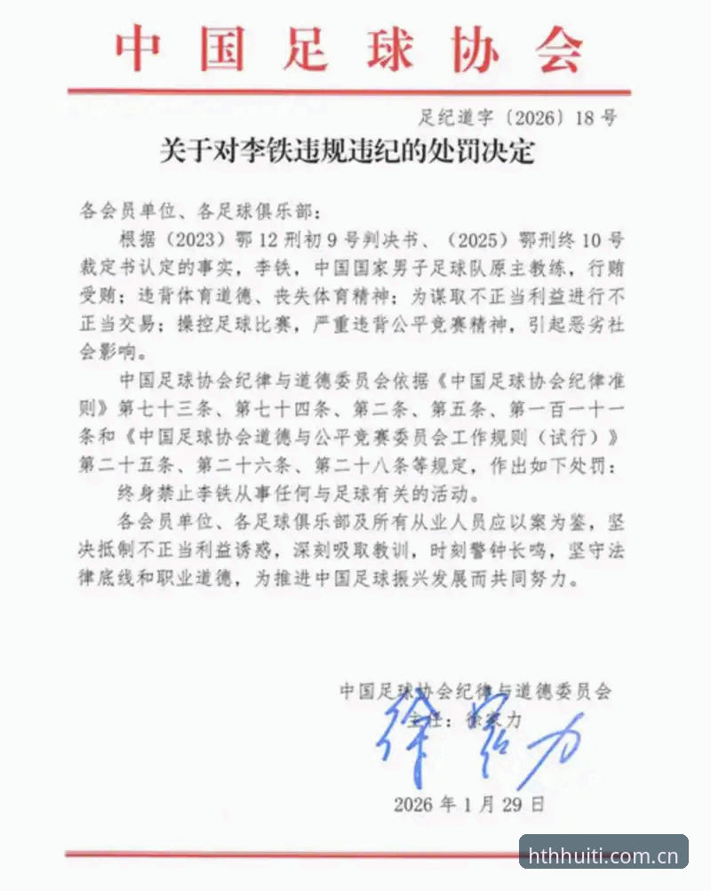 华体会HTH篮球比分数据官方下载 足坛禁足风暴背后的治理逻辑:第三批名单深度分析与行业警示全面解读